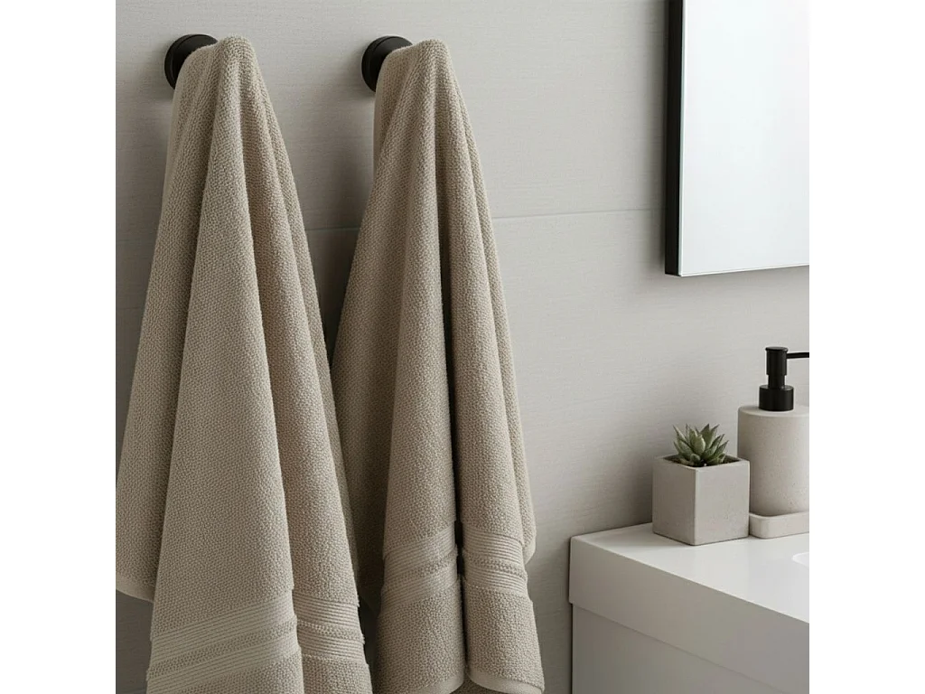 Ensemble De Cintres De Salle De Bain Rea Ari 4 Pieces Black