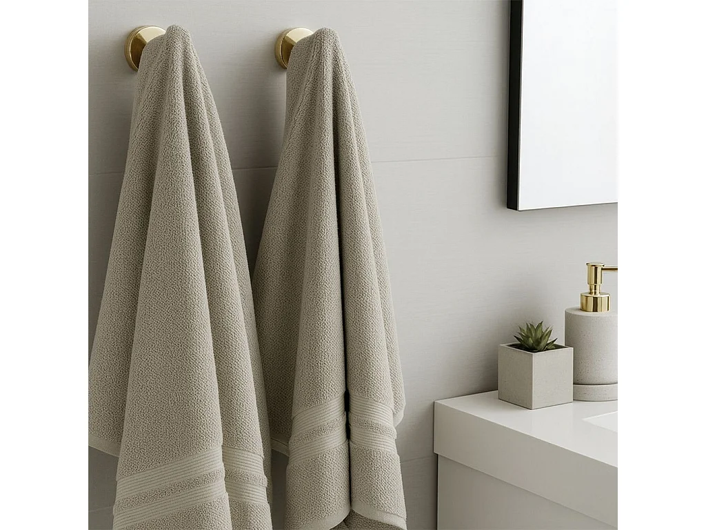 Ensemble De Cintres De Salle De Bain Rea Ari 4 Pieces Gold