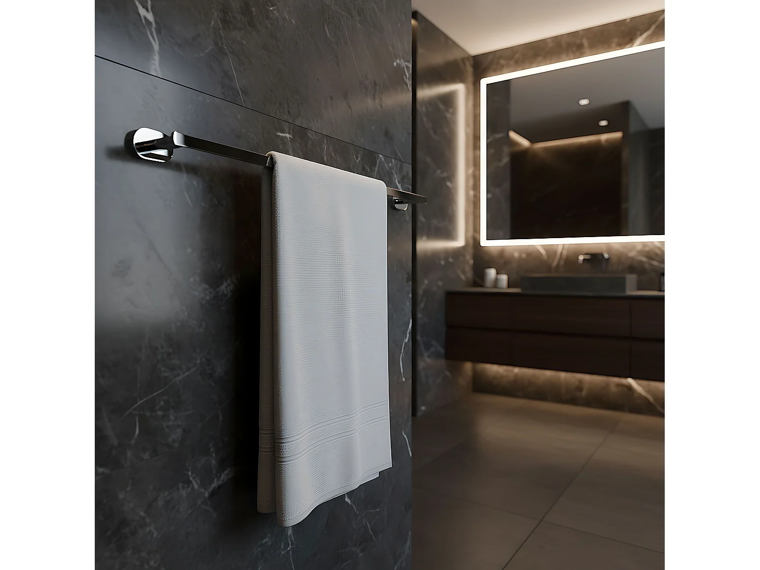 Appendiabiti Da Bagno Rea 101 Til Chrome