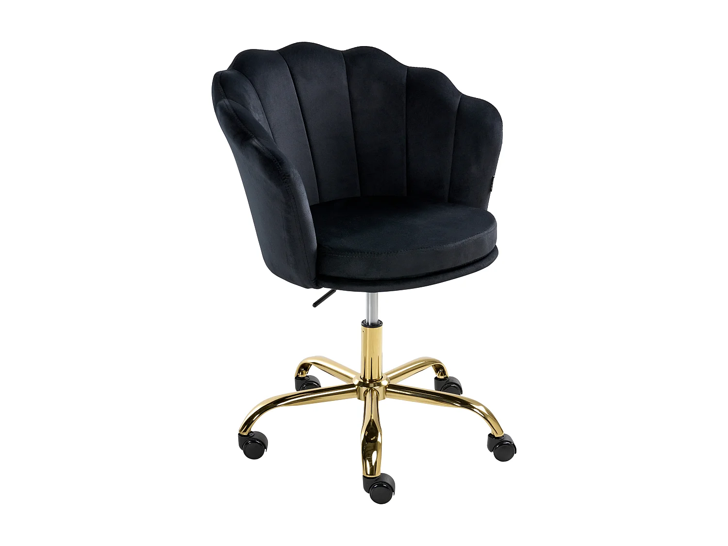 Chaise de bureau MONTICELLO Velours Noir