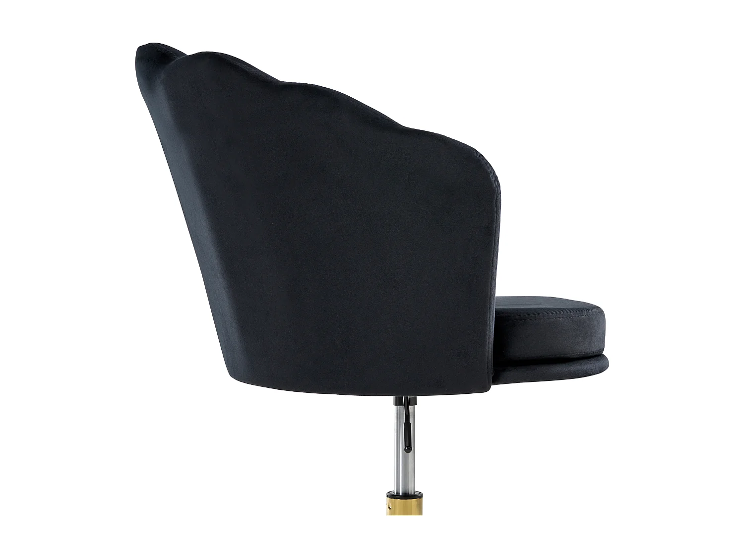 Chaise de bureau MONTICELLO Velours Noir