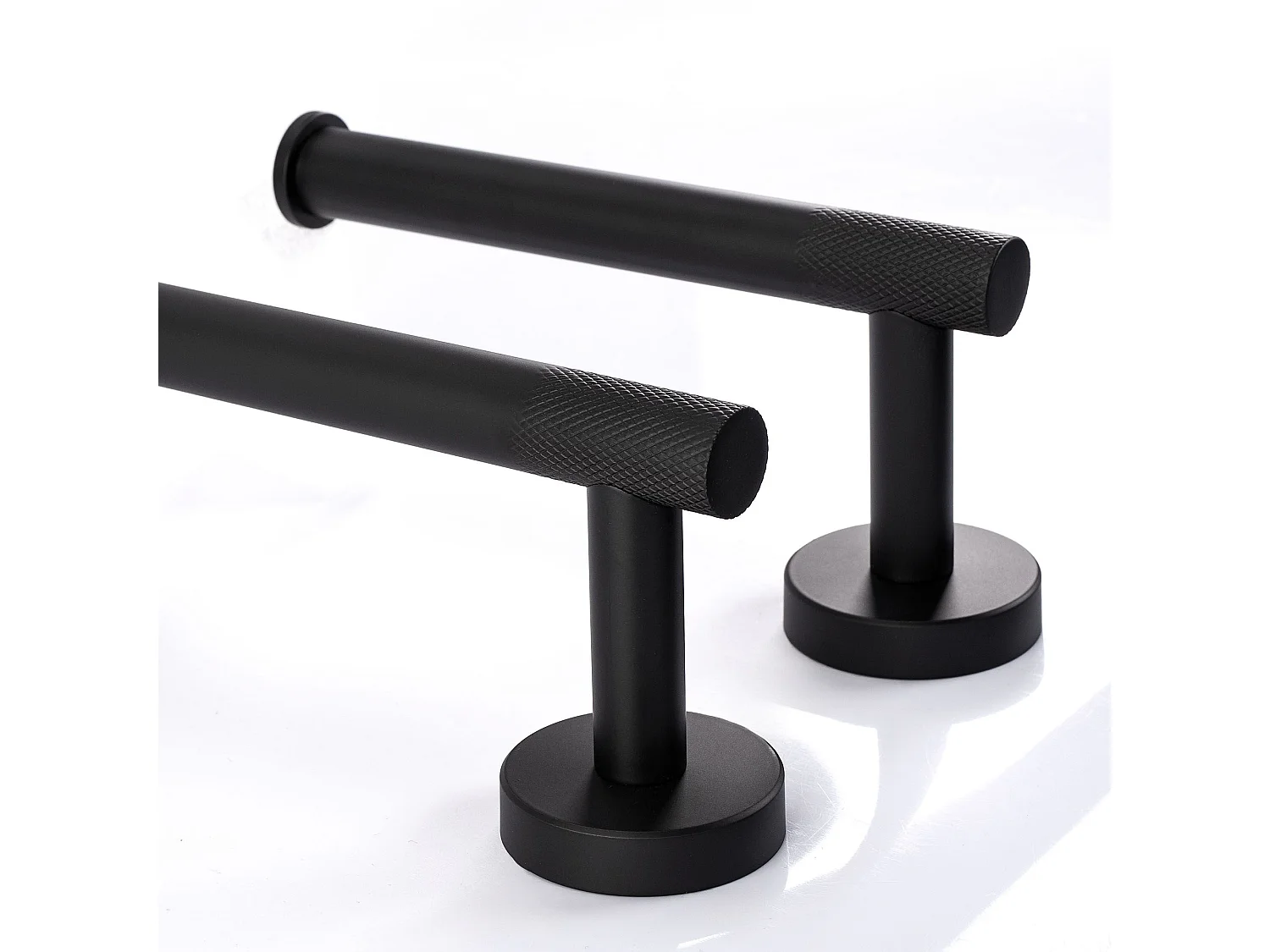 Ensemble De Cintres De Salle De Bain Rea Grid 4 Pieces Black