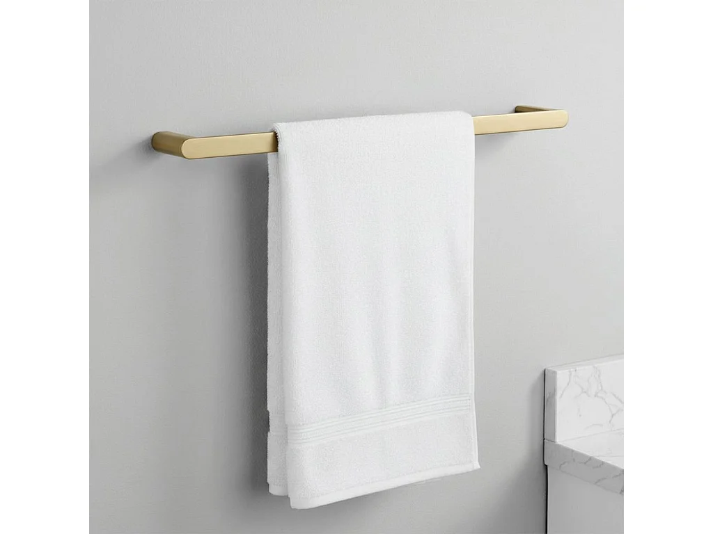 Ensemble De Cintres De Salle De Bain Rea Mati 4 Pieces Brush Gold