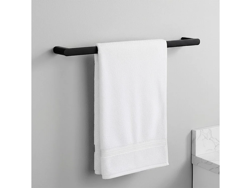 Ensemble De Cintres De Salle De Bain Rea Mati 4 Pieces Black