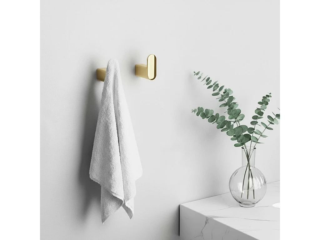 Set Di Grucce Per Il Bagno Rea Mati 4 Pieces Gold