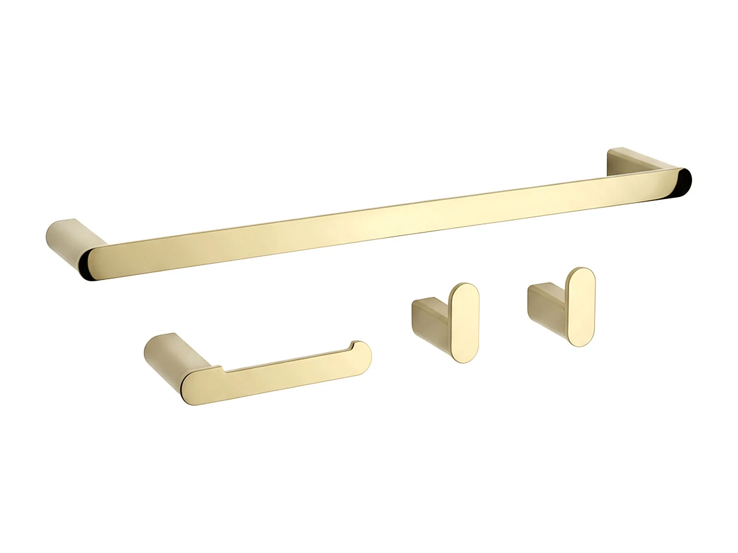 Ensemble De Cintres De Salle De Bain Rea Mati 4 Pieces Gold