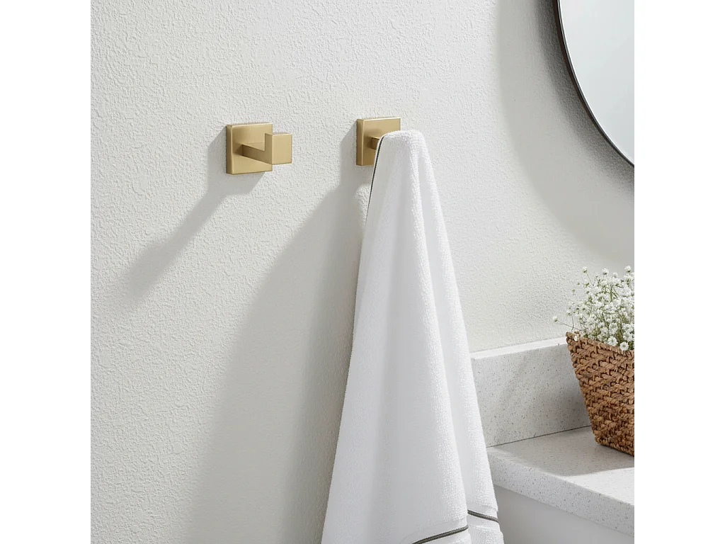 Set Di Grucce Per Il Bagno Rea Rio 4 Pieces Brush Gold