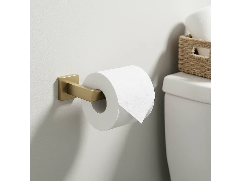 Ensemble De Cintres De Salle De Bain Rea Rio 4 Pieces Brush Gold