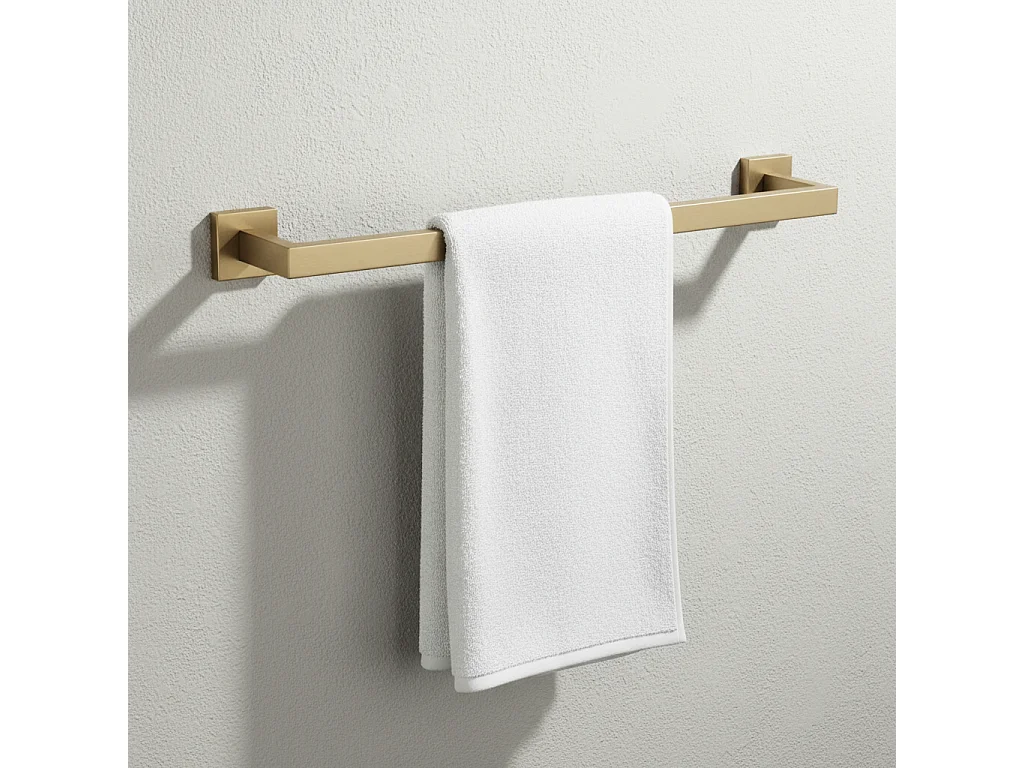 Ensemble De Cintres De Salle De Bain Rea Rio 4 Pieces Brush Gold