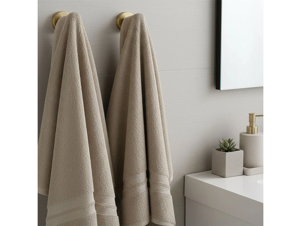 Ensemble De Cintres De Salle De Bain Rea Ari 4 Pieces Brush Gold