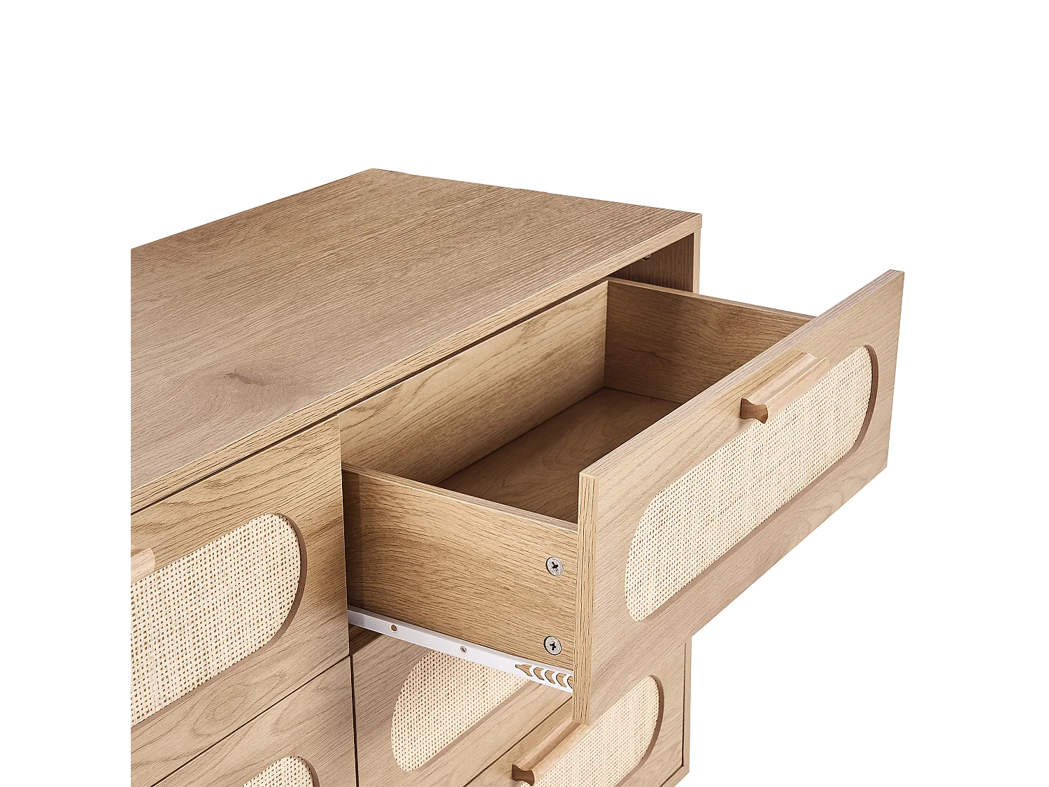 Commode à 6 tiroirs COSTELLO Marron clair