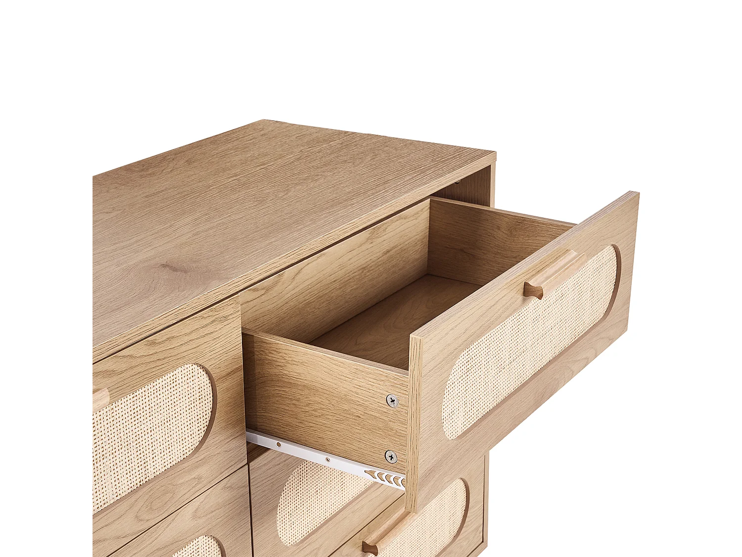 Commode à 6 tiroirs COSTELLO Marron clair