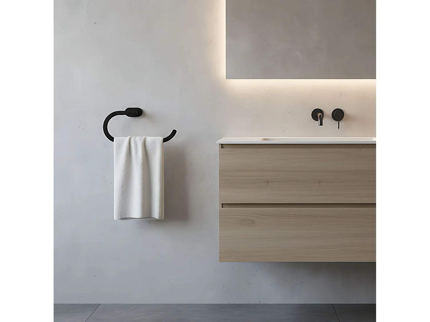 Porte-Serviette Rea 110 Til Black