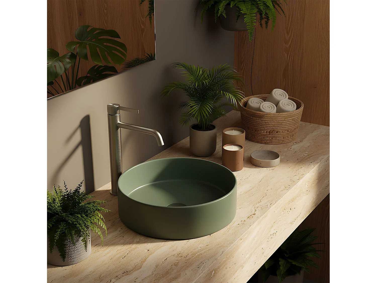 Robinet De Lavabo Rea Foster Brush Steel