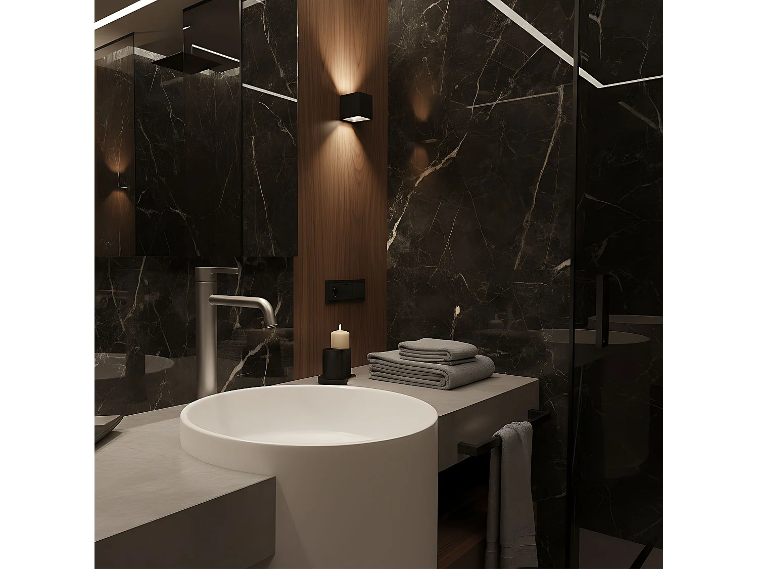 Robinet De Lavabo Rea Foster Brush Steel