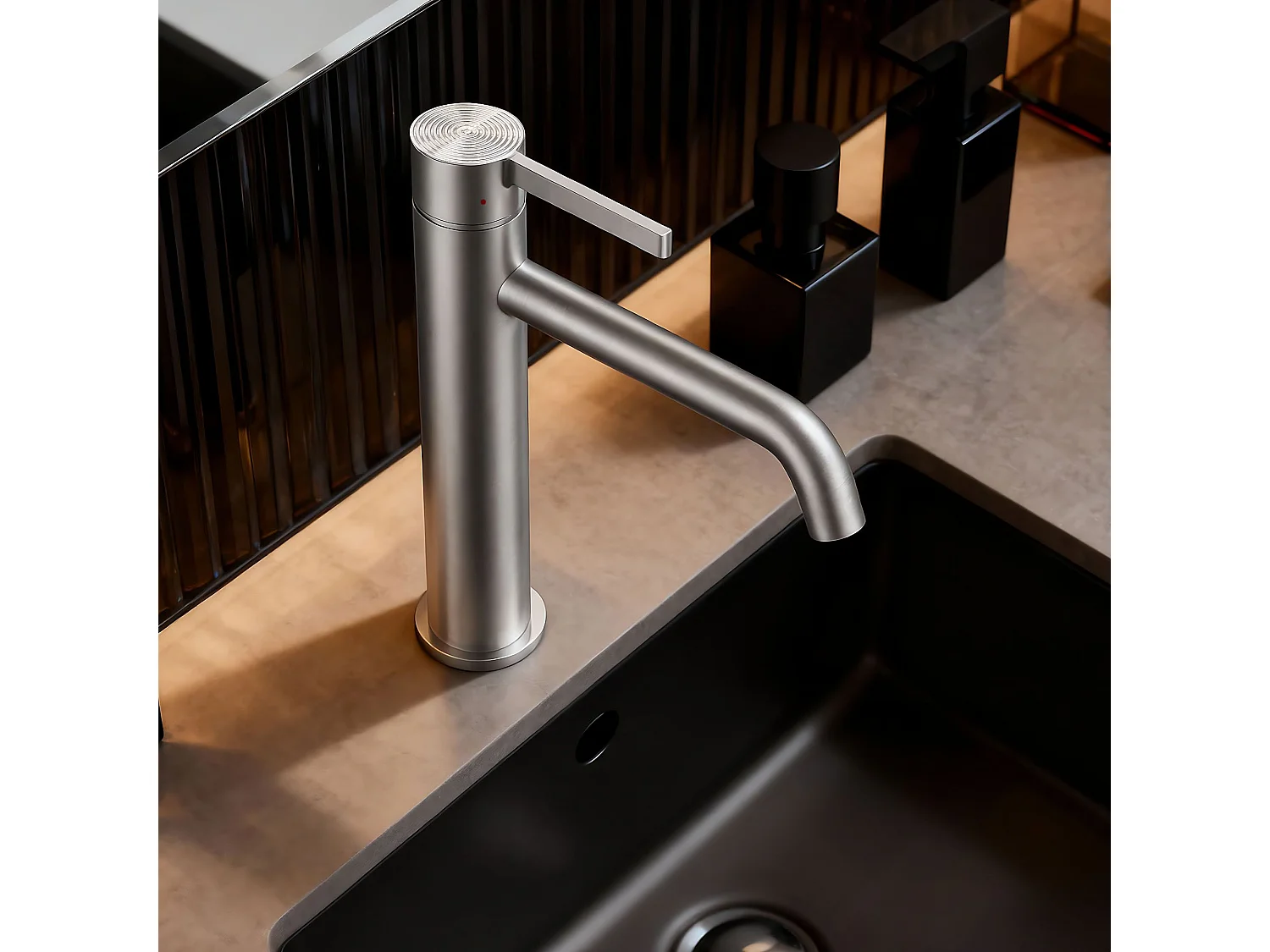 Robinet De Lavabo Rea Foster Brush Steel