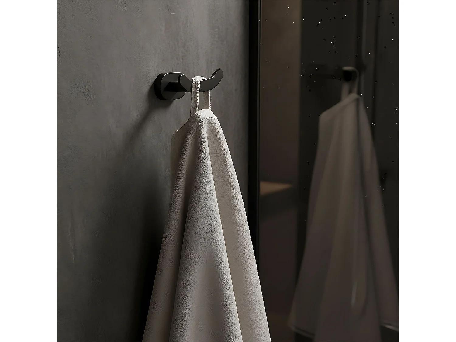 Porte-Serviette Rea 105 Til Black