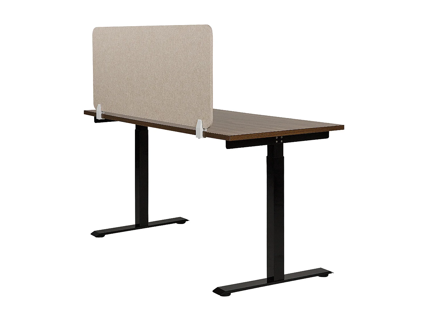 Séparateur de bureau 120 x 50 cm beige SPLIT