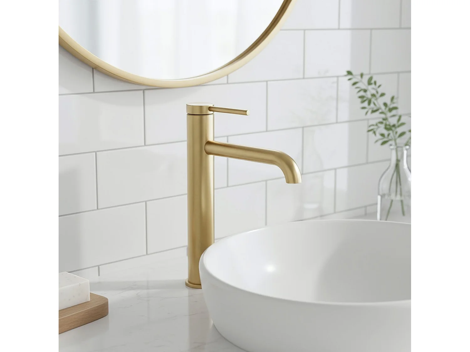 Robinet De Lavabo Rea Js-B801-1Bg Spot High