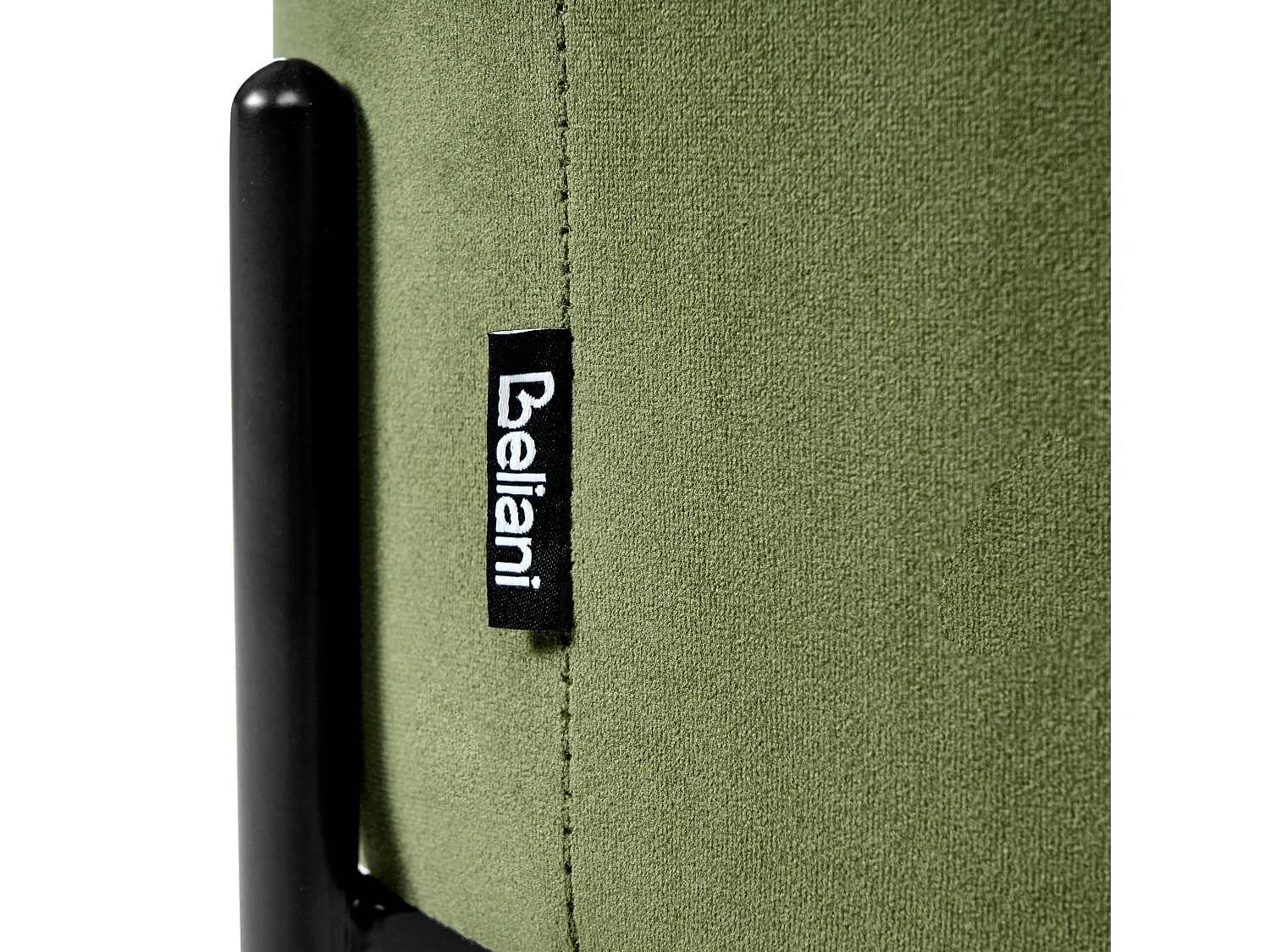 Pouf de rangement WENONA Velours Vert foncé