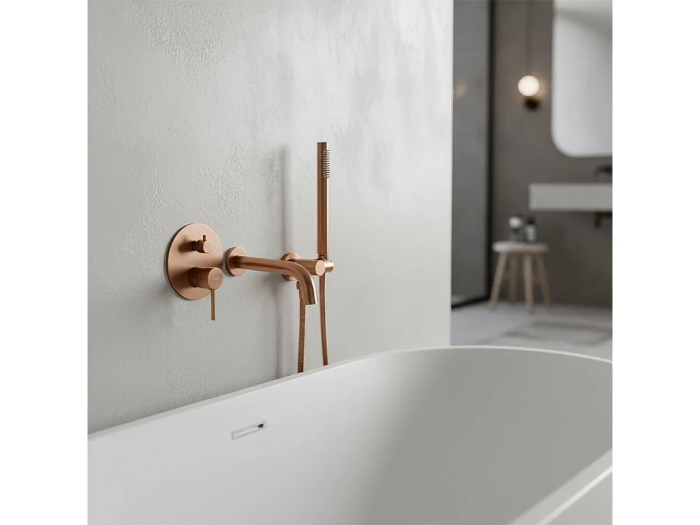 Robinet De Baignoire Rea Lungo Brush Copper