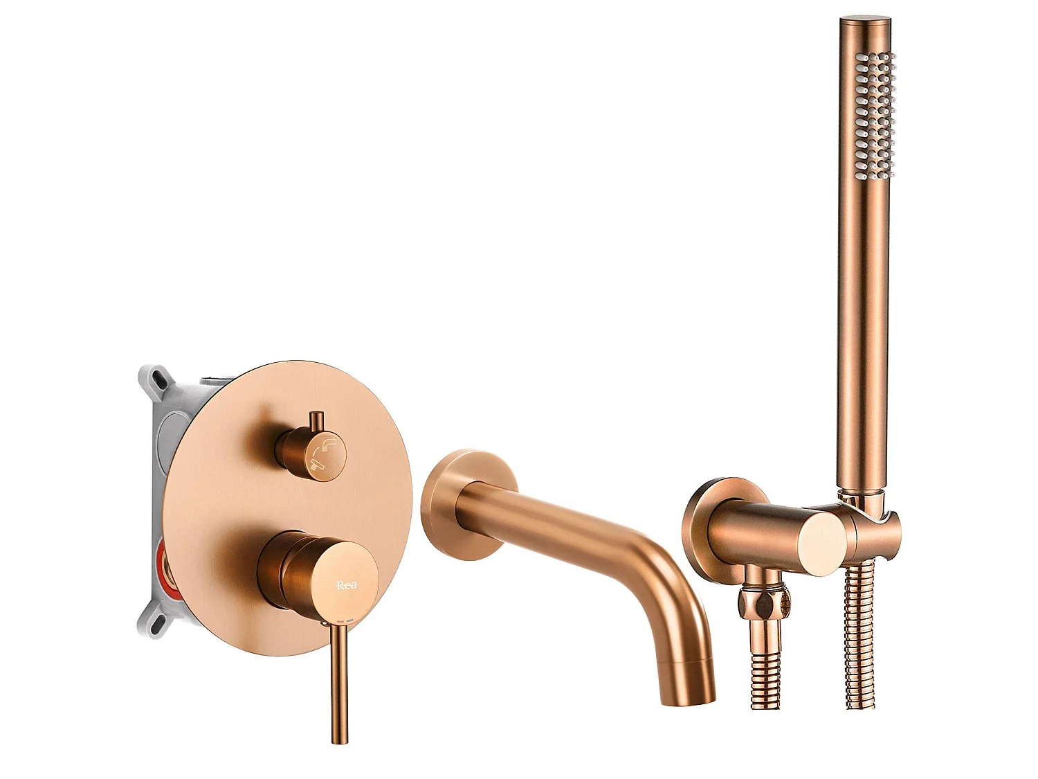 Robinet De Baignoire Rea Lungo Brush Copper