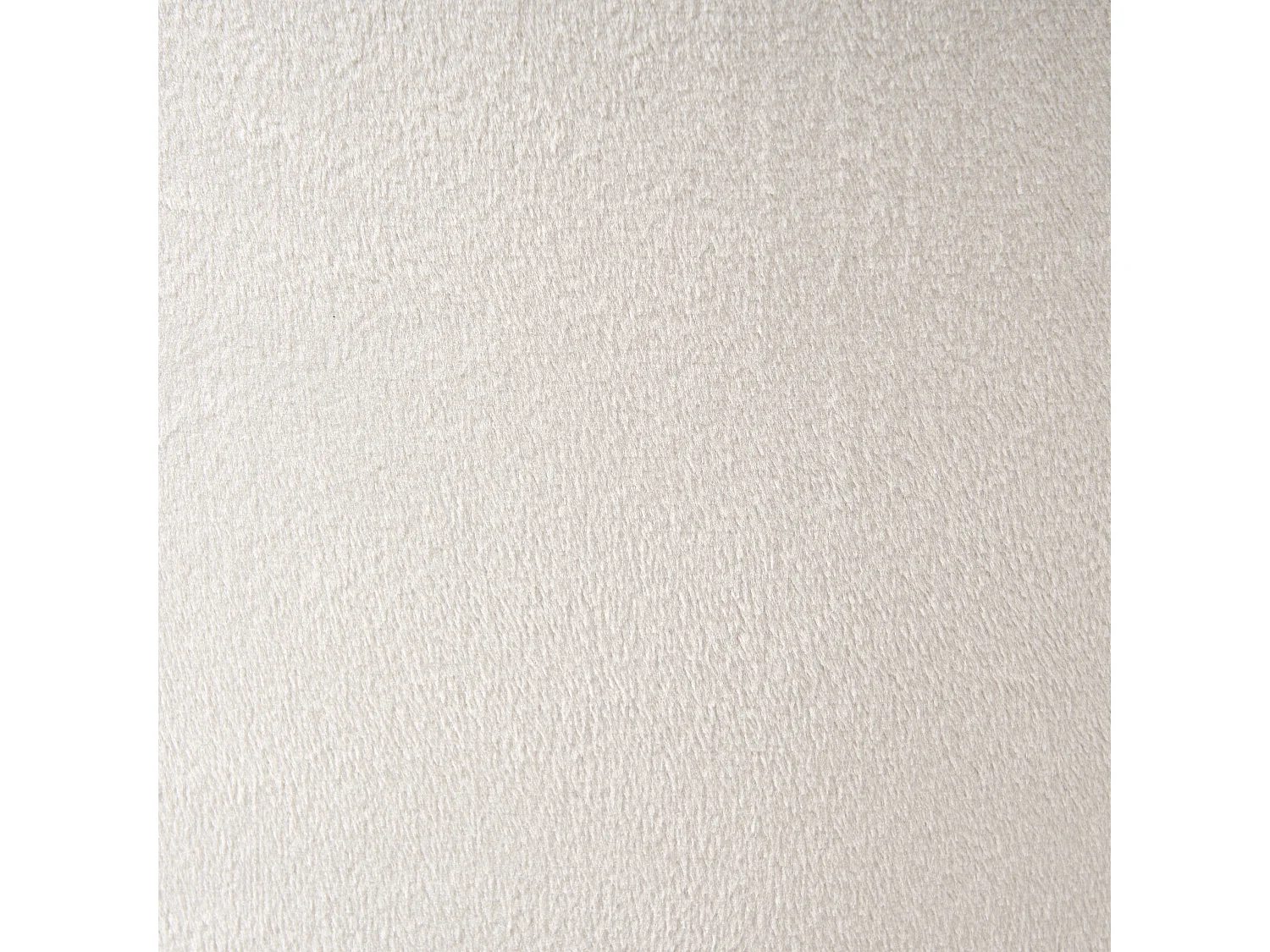 Pouf de rangement WENONA Velours Blanc cassé