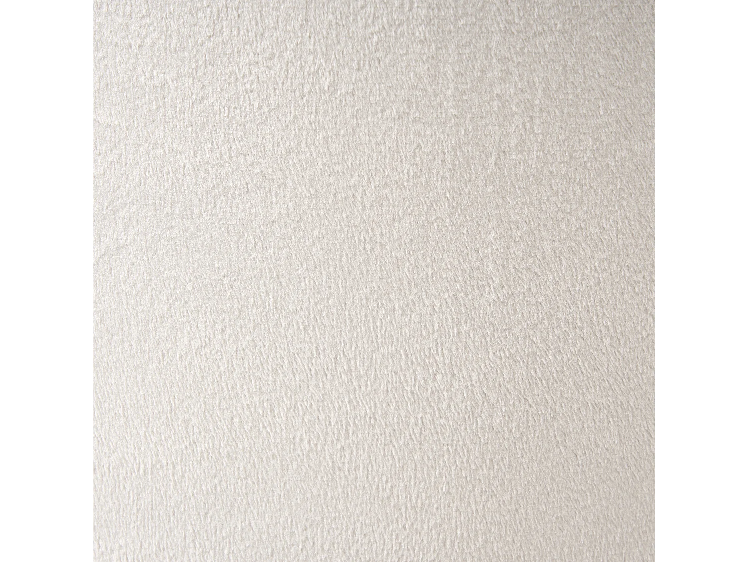 Pouf de rangement WENONA Velours Blanc cassé