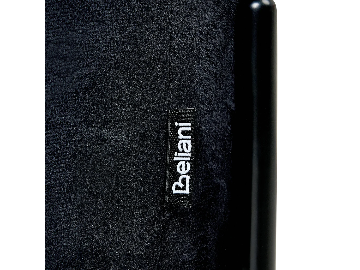 Pouf de rangement WENONA Velours Noir