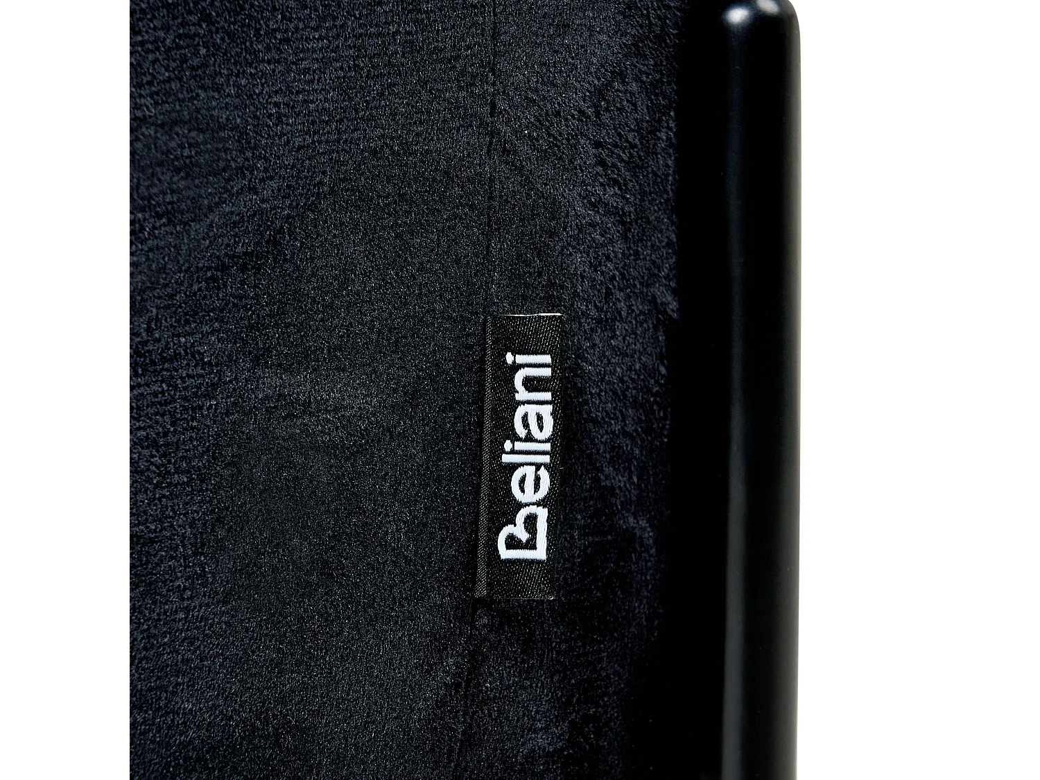 Storage Pouffe WENONA Velvet Black