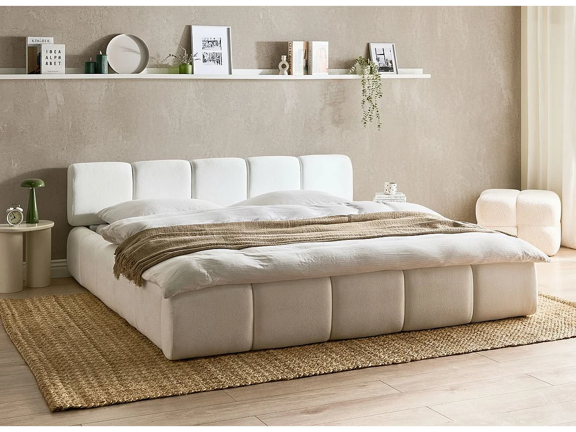 Bed Fabric ORVILLE 180 x 200 cm (EU Super King) Off-White