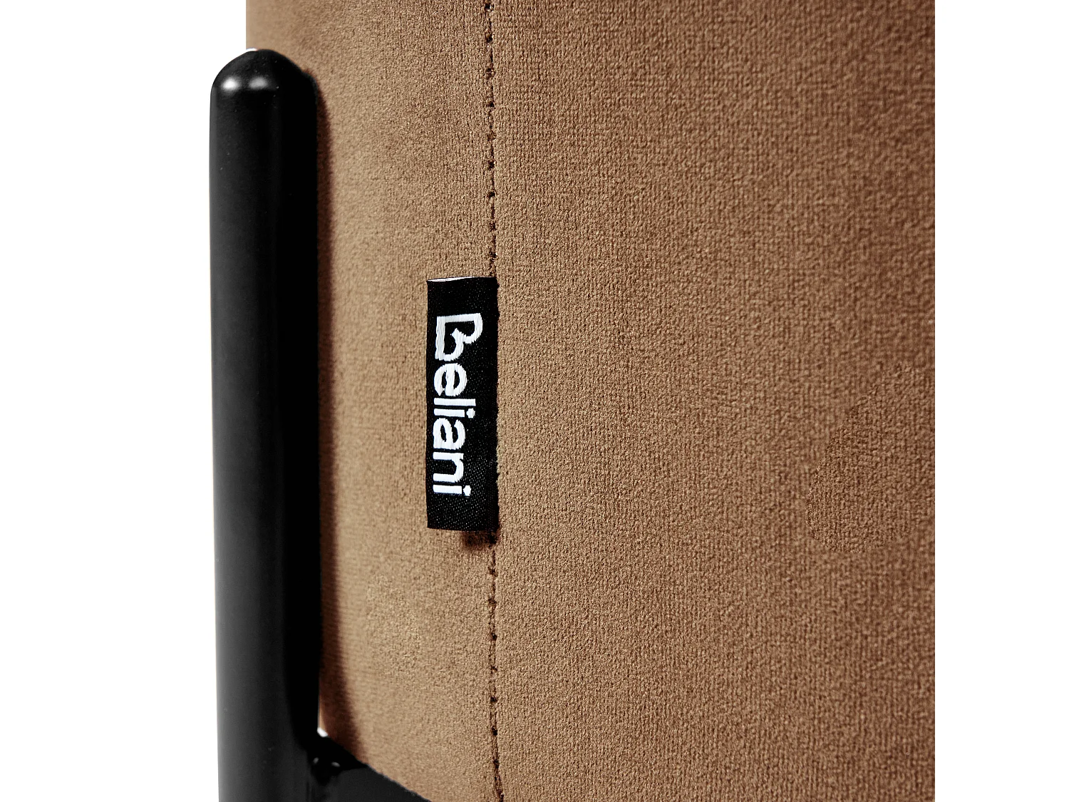 Pouf de rangement WENONA Velours Marron foncé