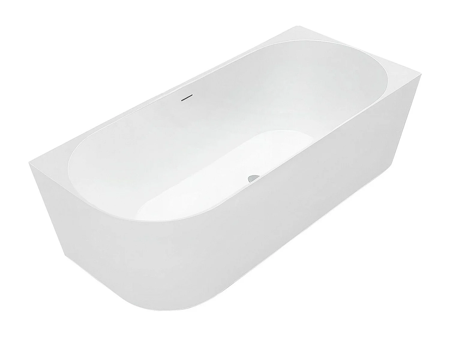Bañera De Esquina Rea Bellanto Slim 170 Right White