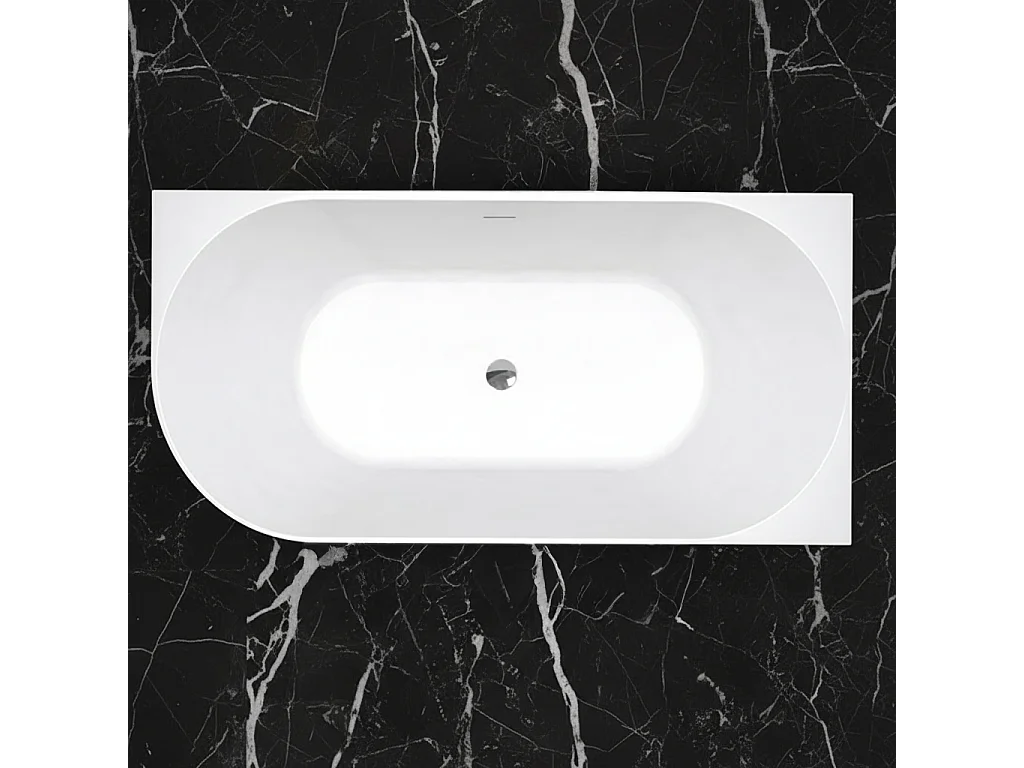 Bañera De Esquina Rea Bellanto Slim 170 Right White