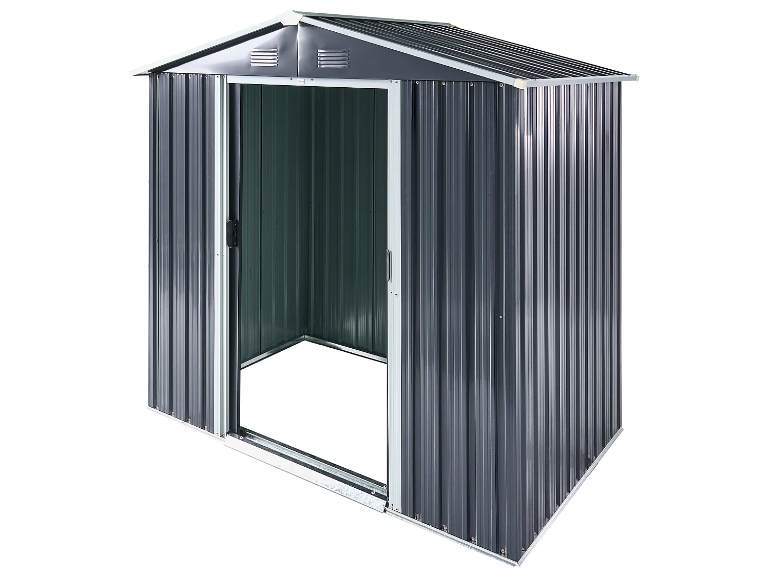 Abri de jardin CIRELLA 194 cm 118 cm Métal Gris graphite