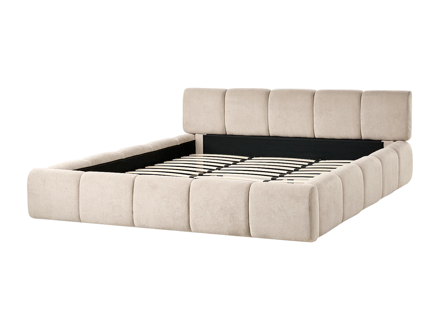 Bed Fabric ORVILLE 180 x 200 cm (EU Super King) Taupe