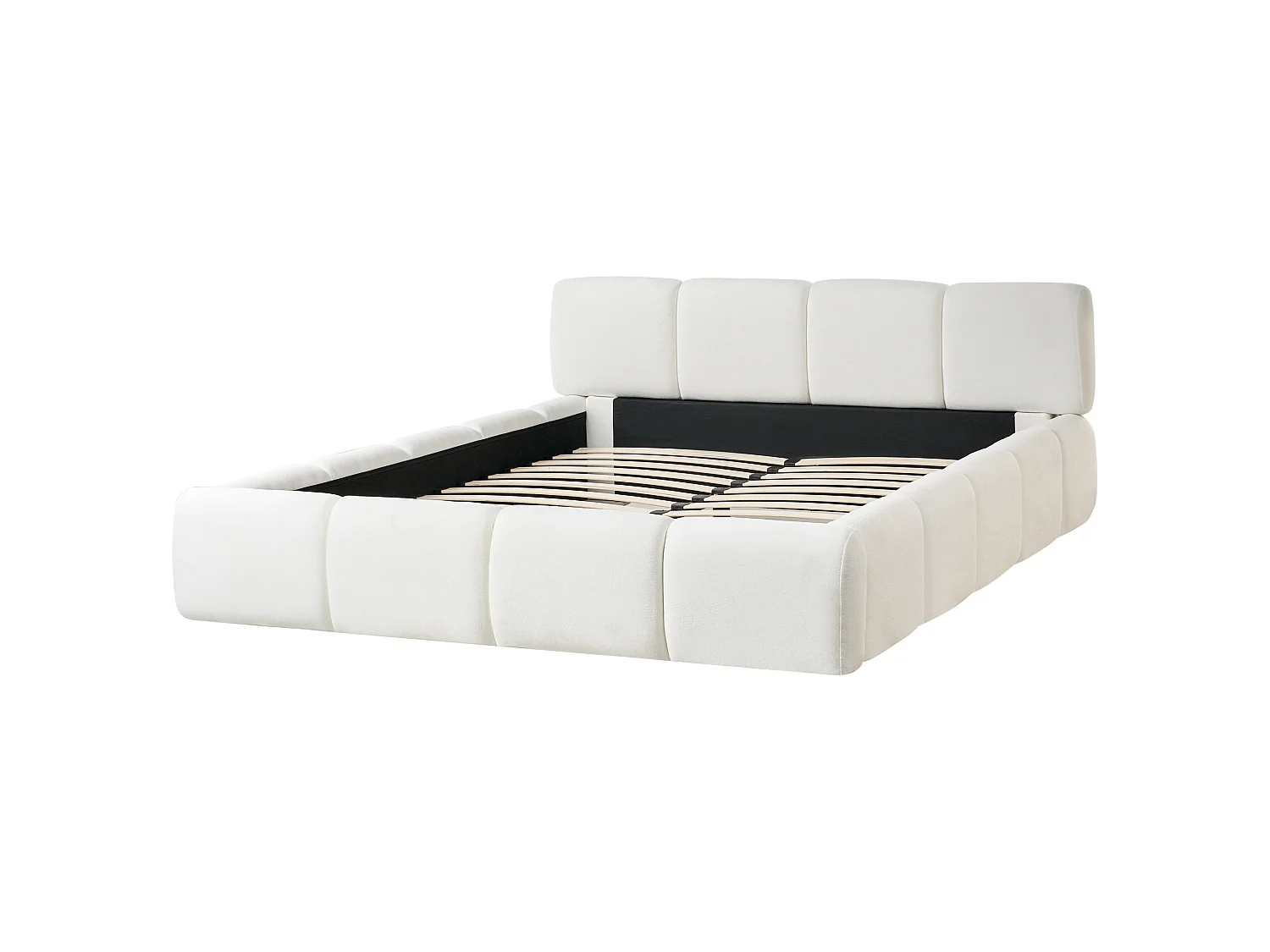 Bed Fabric ORVILLE 160 x 200 cm (EU King Size) Off-White