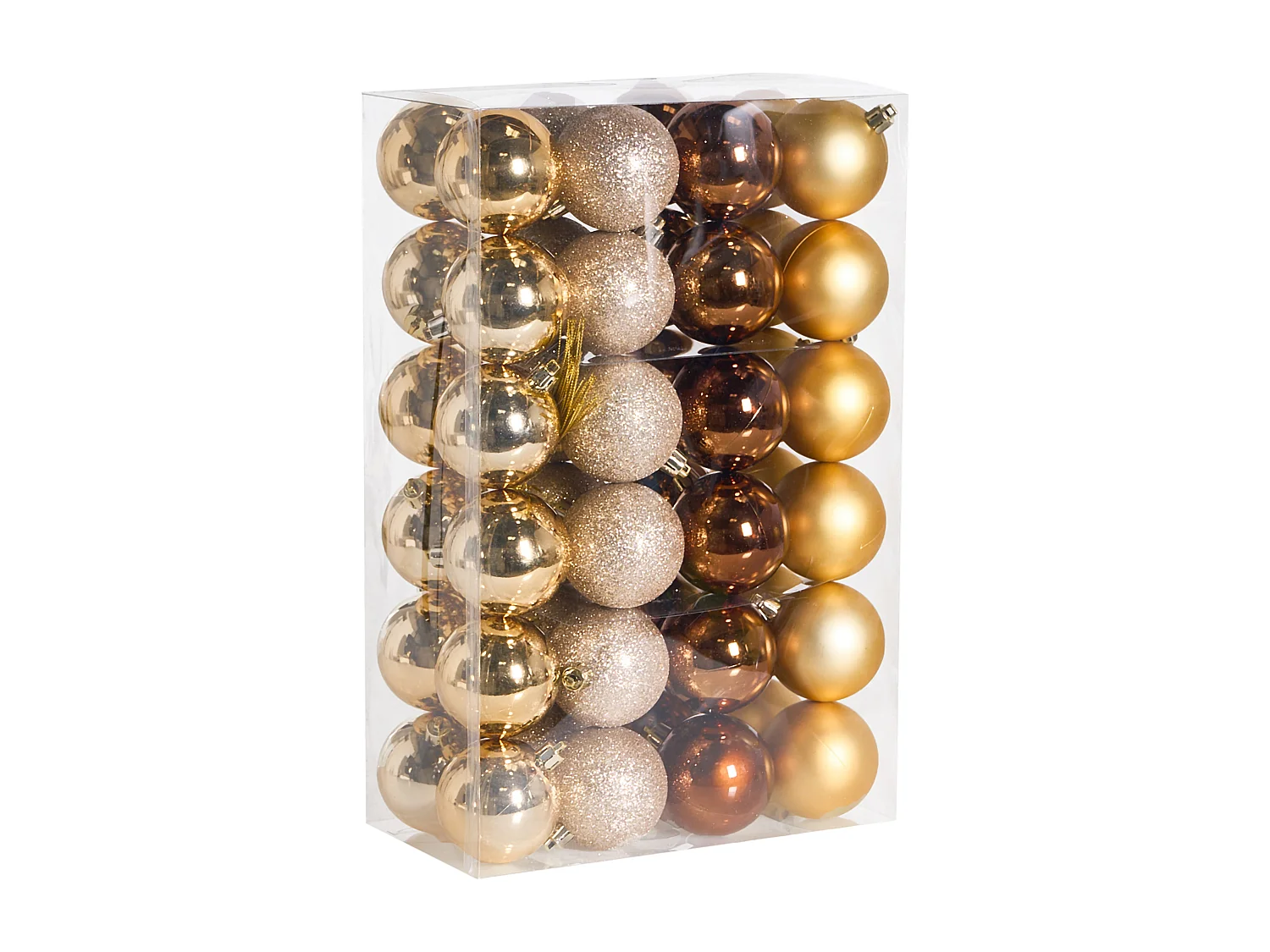 Lot de 48 boules KOLIMA Doré