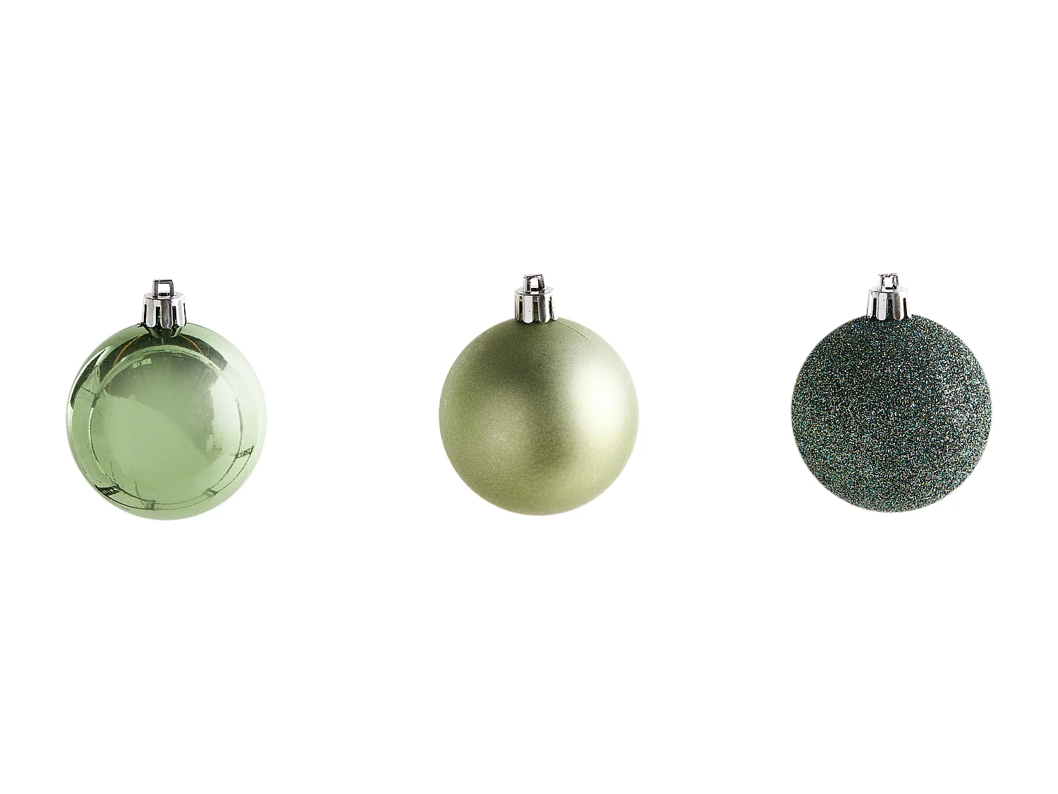 Lot de 60 boules TYIN Vert