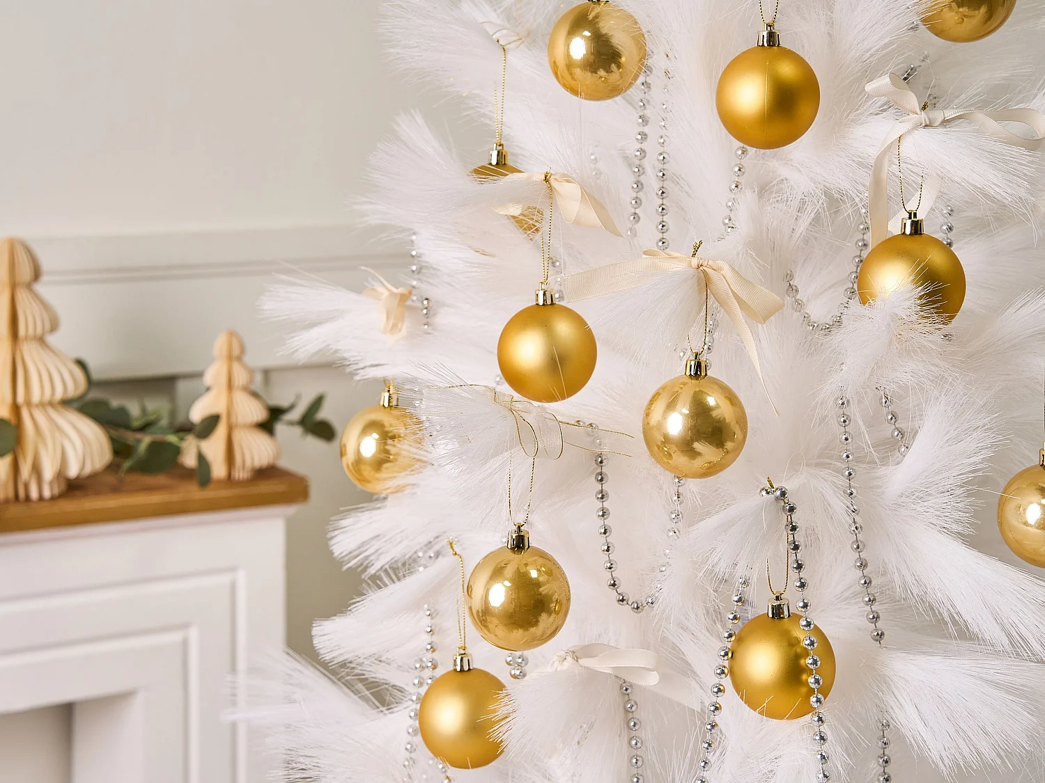 Lot de 60 boules FEGEN Doré