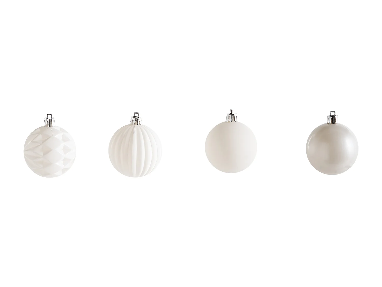 Lot de 40 boules SAIMAA Blanc cassé