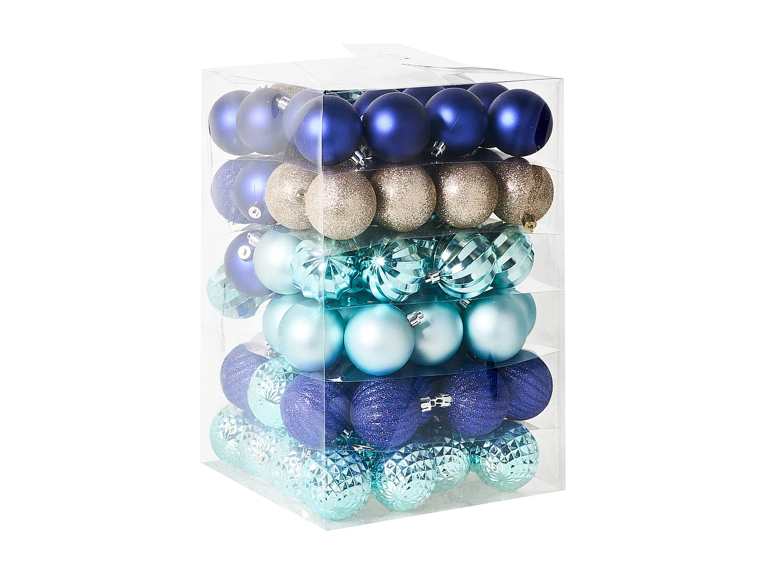 Lot de 96 boules PIELINEN Bleu