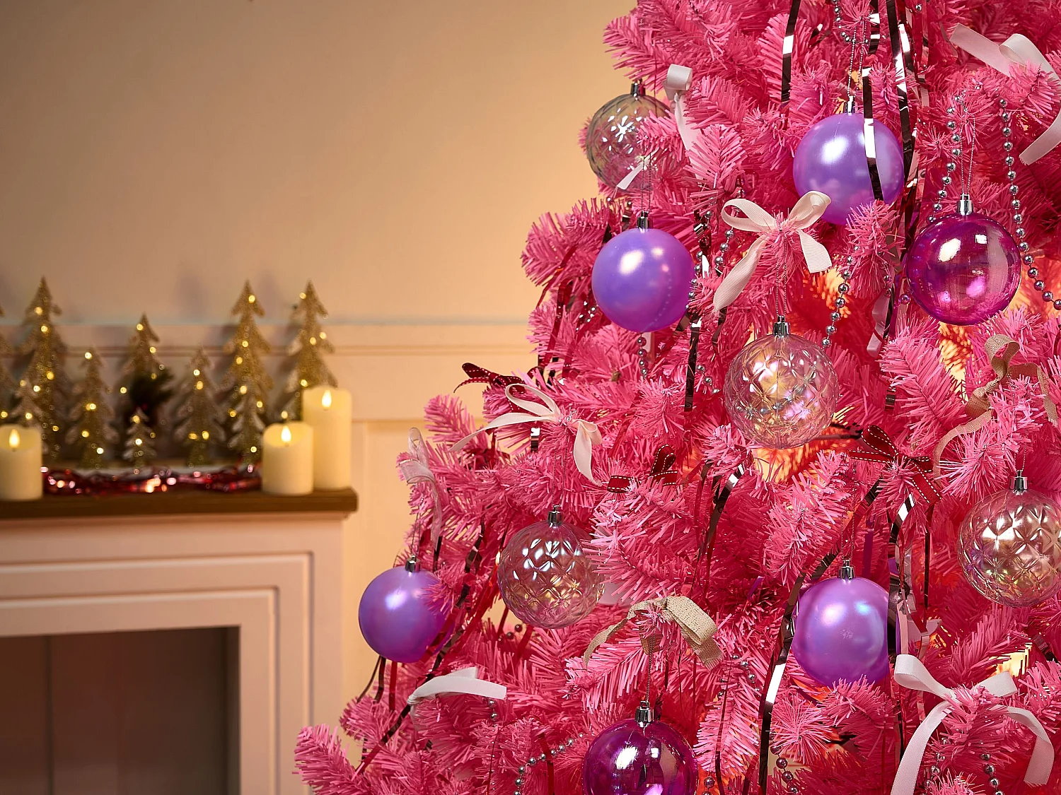 Lot de 24 boules ASNEN Violet