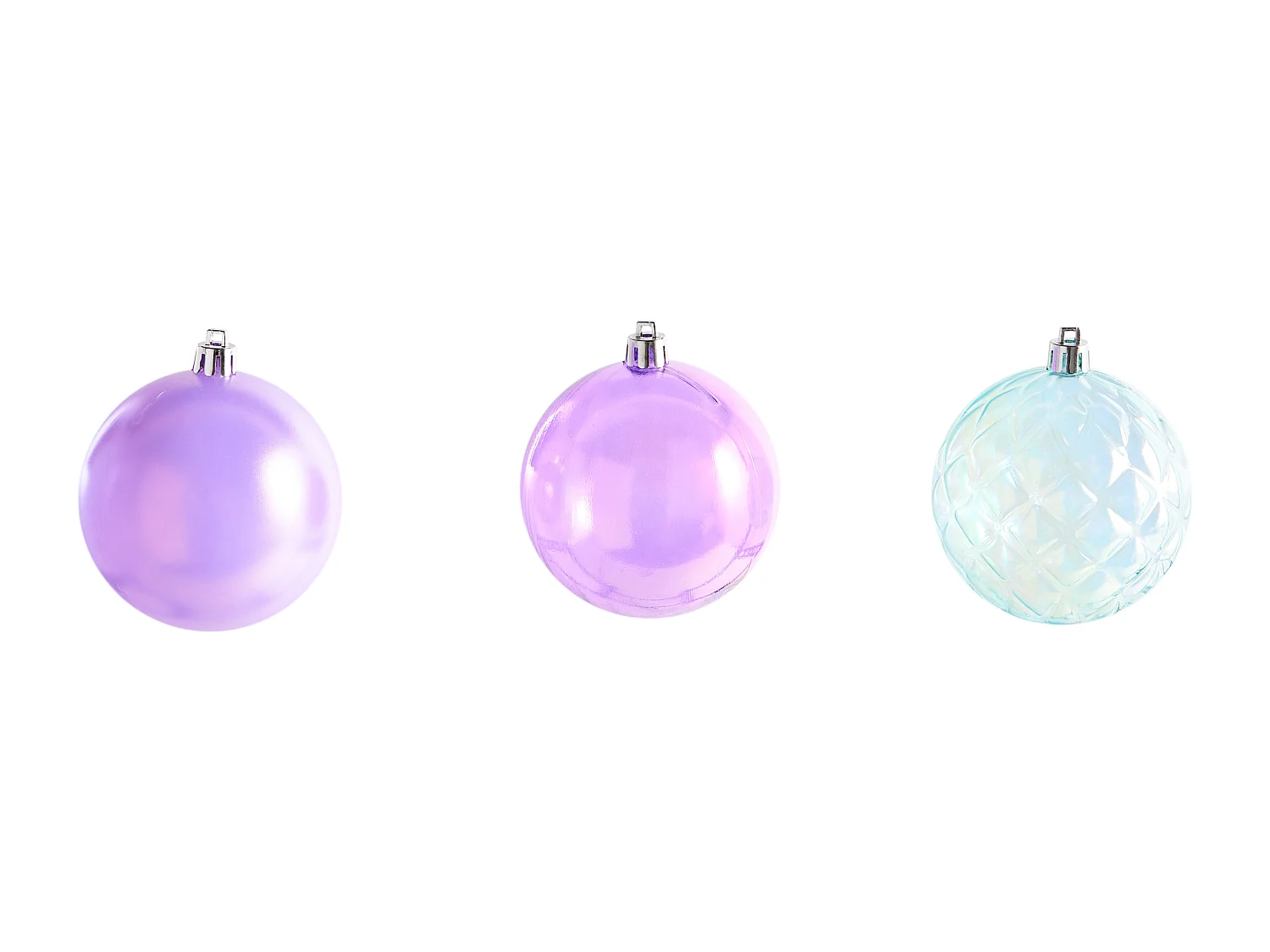 Lot de 24 boules ASNEN Violet