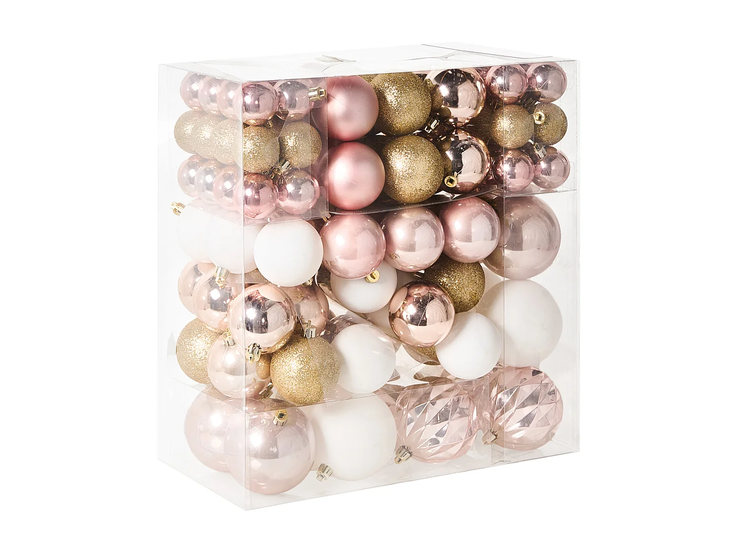 Lot de 114 boules GJENDE Rose