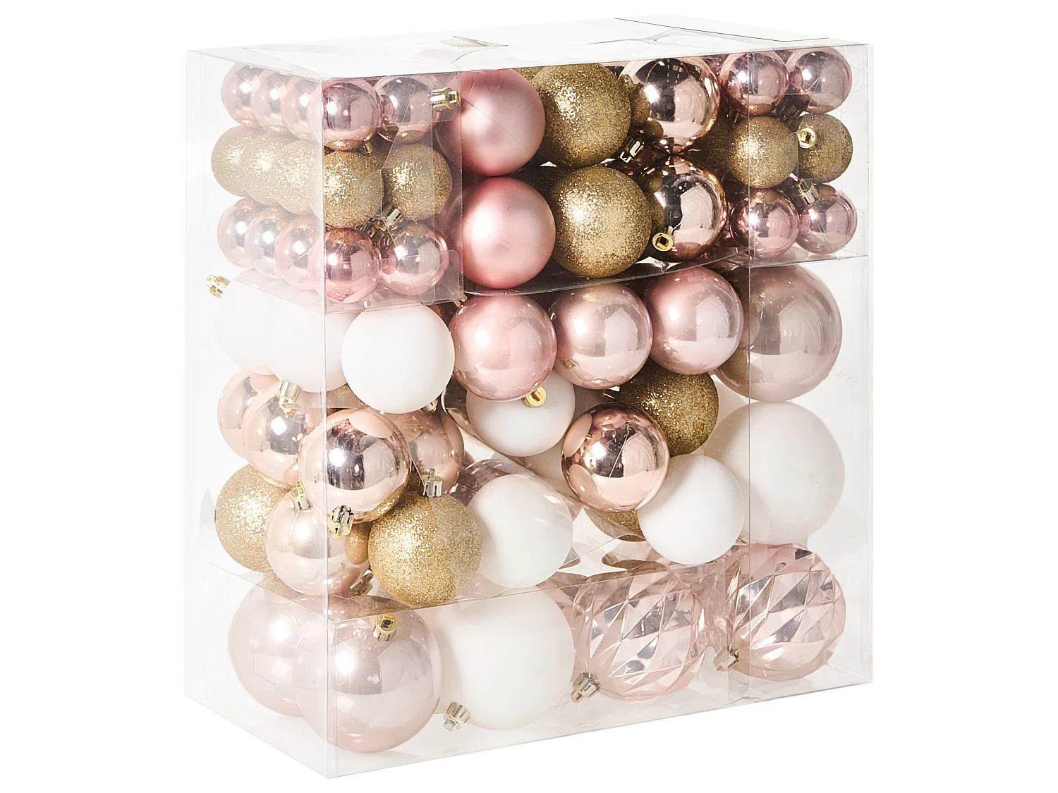 Lot de 114 boules GJENDE Rose