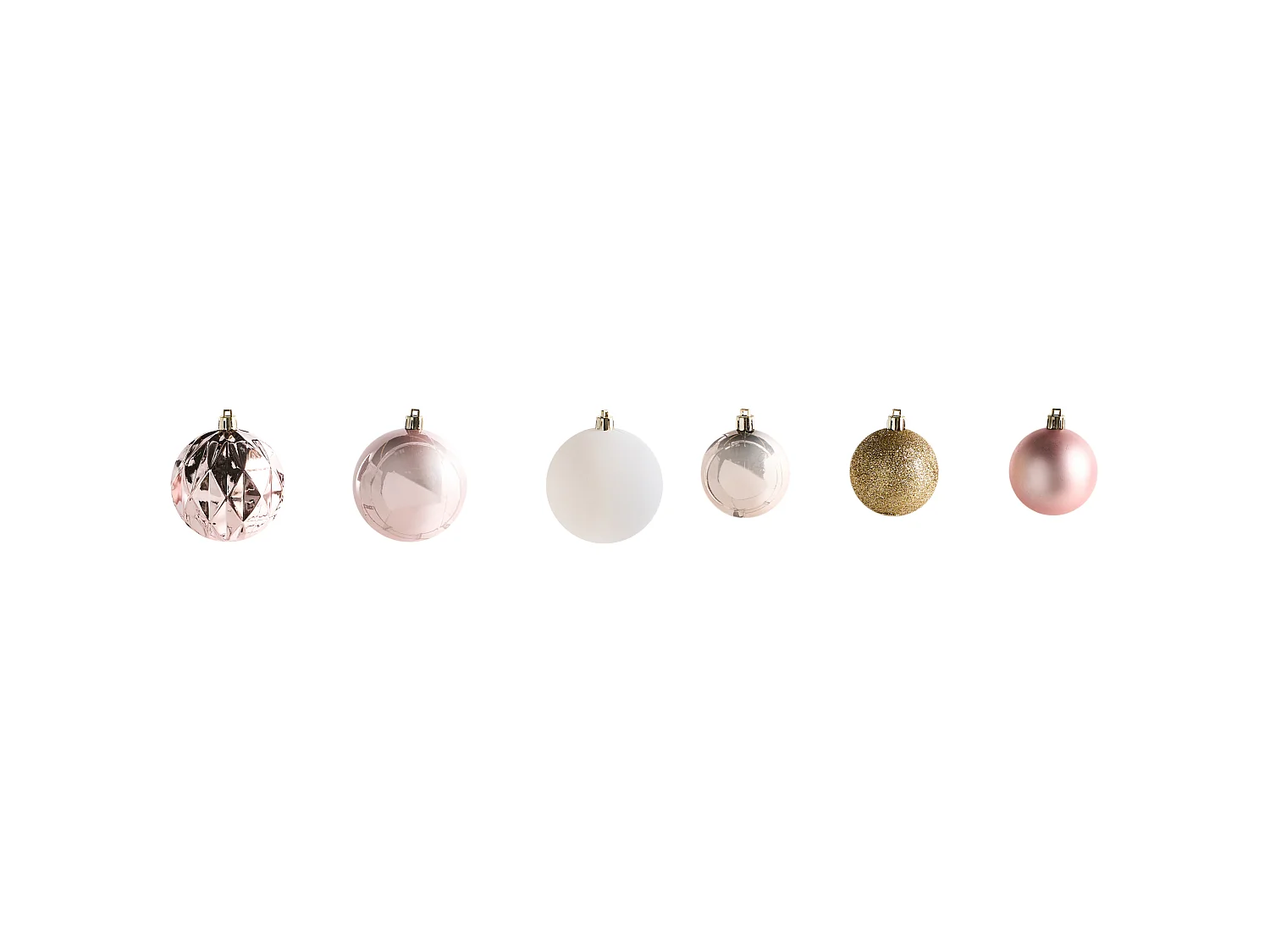 Lot de 114 boules GJENDE Rose