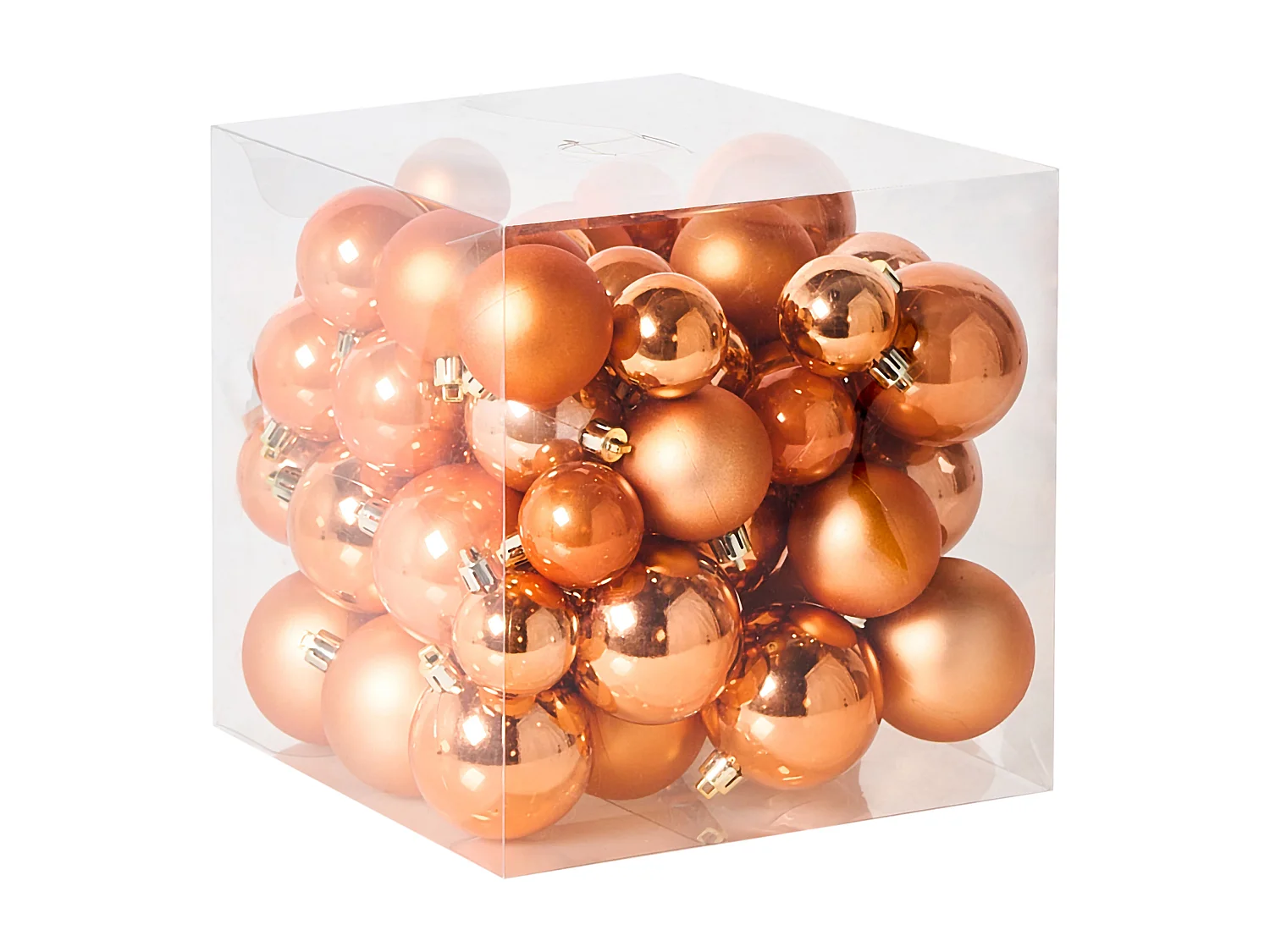Lot de 60 boules LOVATNET Cuivré