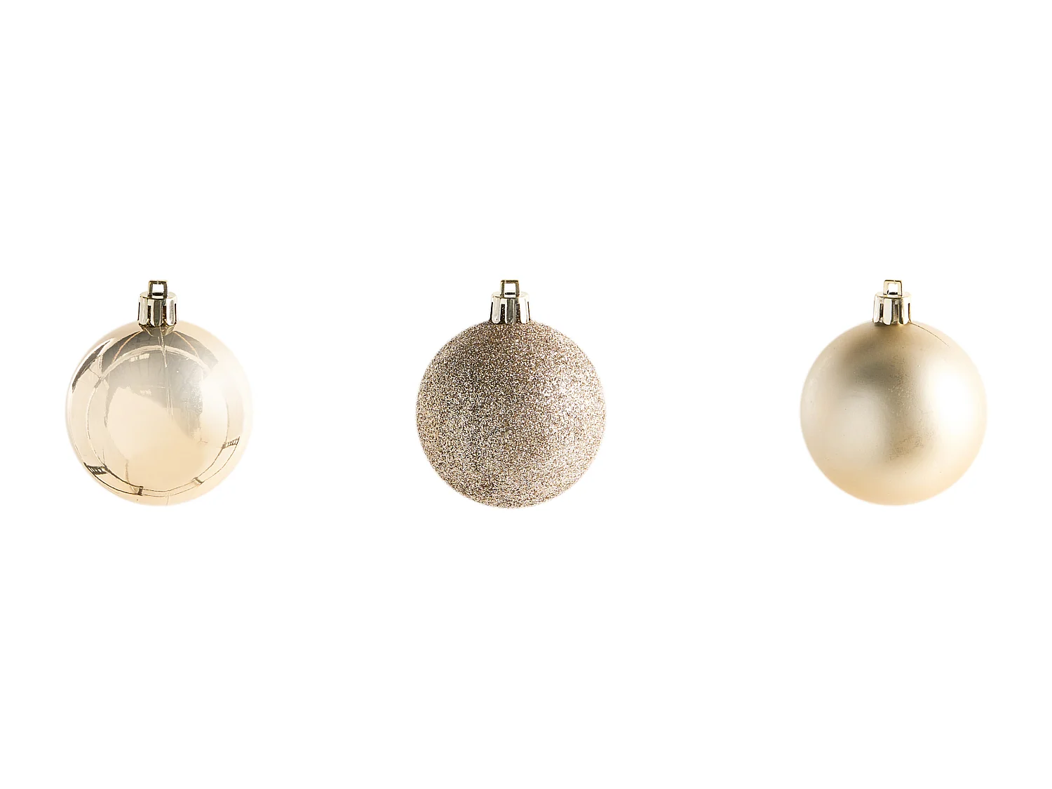 Lot de 60 boules TYIN Doré