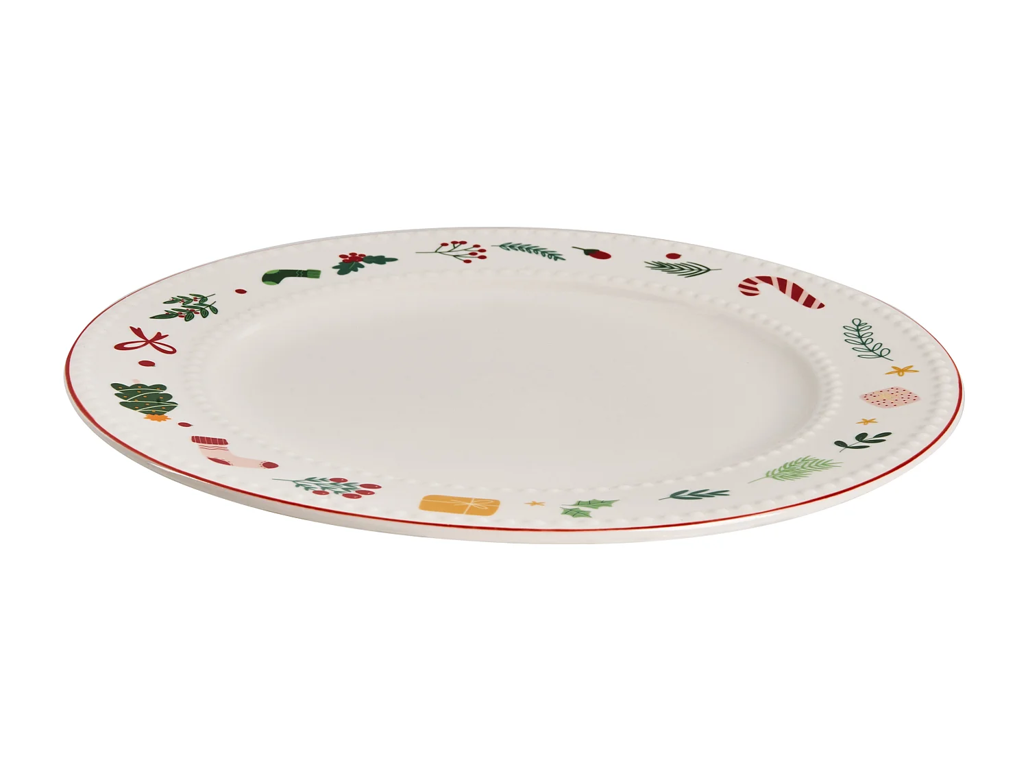 Set de 12 couverts de table SAFFRON Porcelaine Blanc